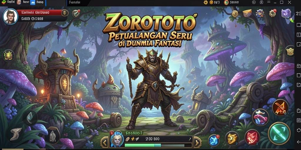 Gameplay ZOROTOTO yang mendebarkan dalam petualangan seru.